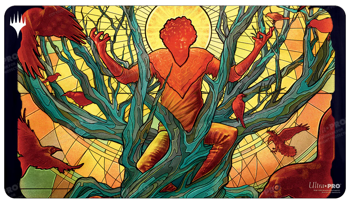 Dominaria United The Raven Man Standard Gaming Playmat for Magic: The Gathering
