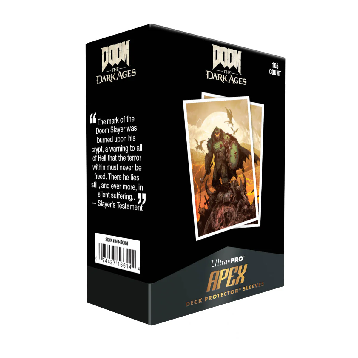 DOOM: THE DARK AGES - WRATH - APEX DECK PROTECTOR® Sleeves - Image 4