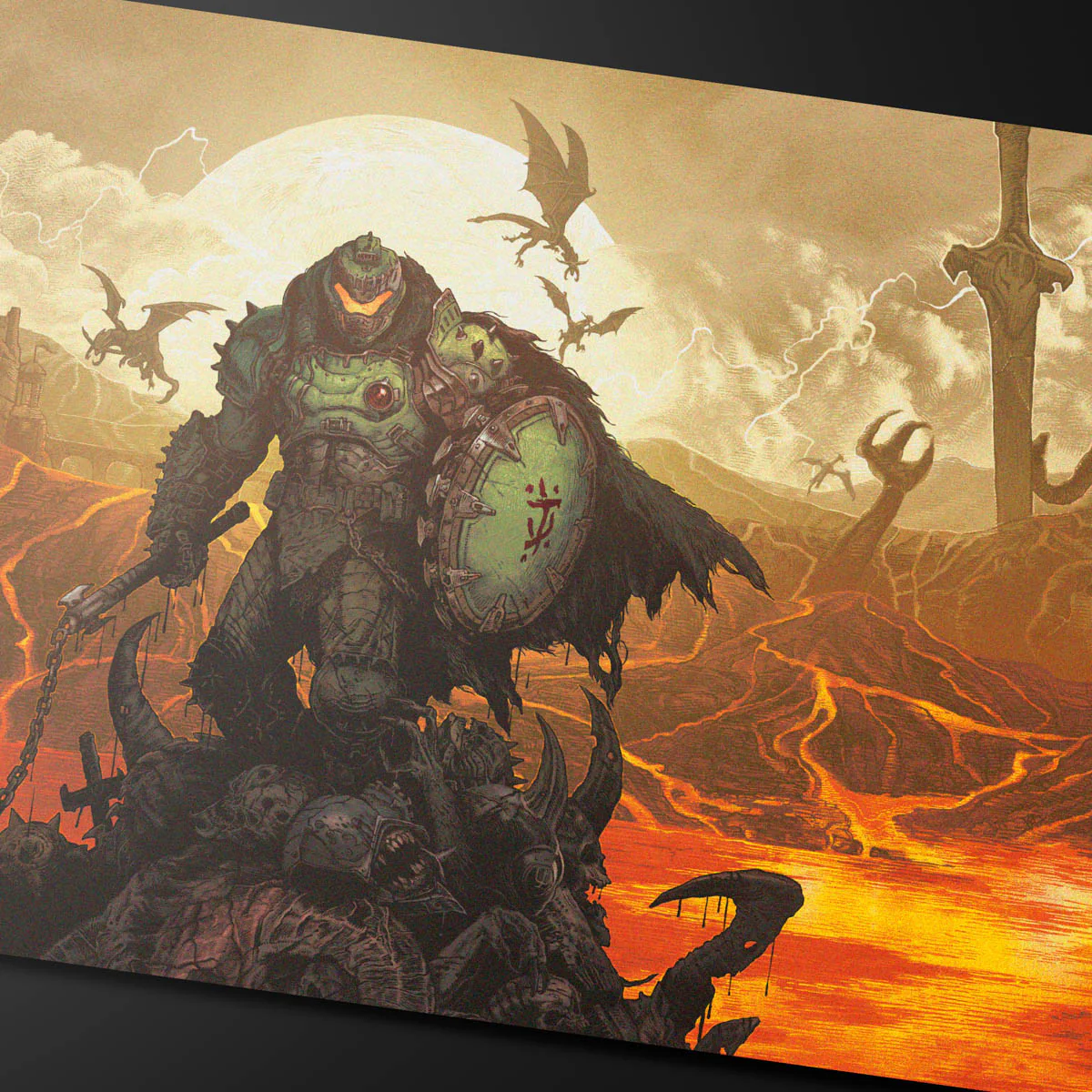 DOOM: THE DARK AGES - WRATH - Extended Playmat - Image 2