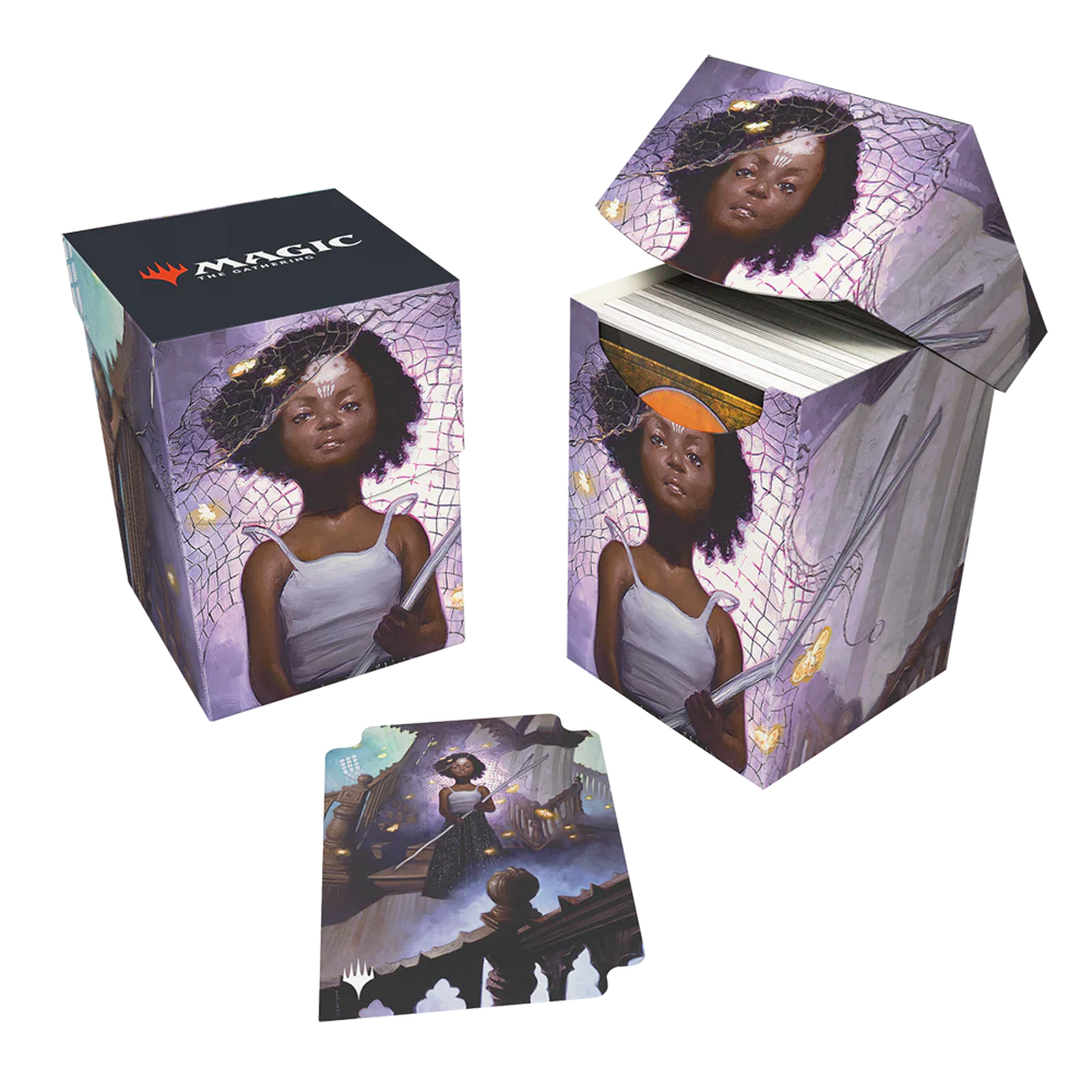 Duskmourn Aminatou, Veil Piercer (Commander) 100+ DECK BOX® for Magic: The Gathering