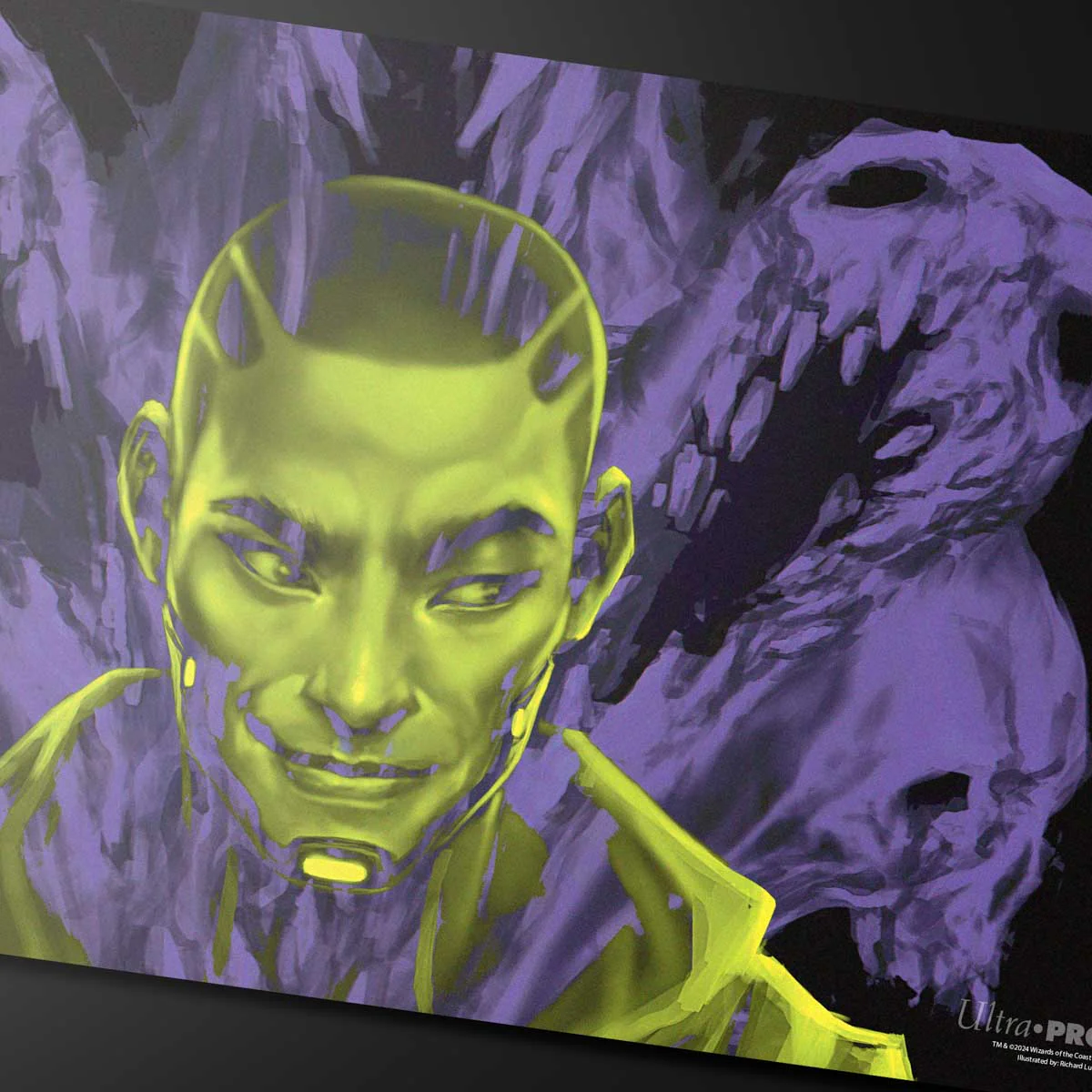 Duskmourn Kaito, Bane of Nightmares (Double Exposure Alt) Standard Gaming Playmat for Magic: The Gathering - Image 2