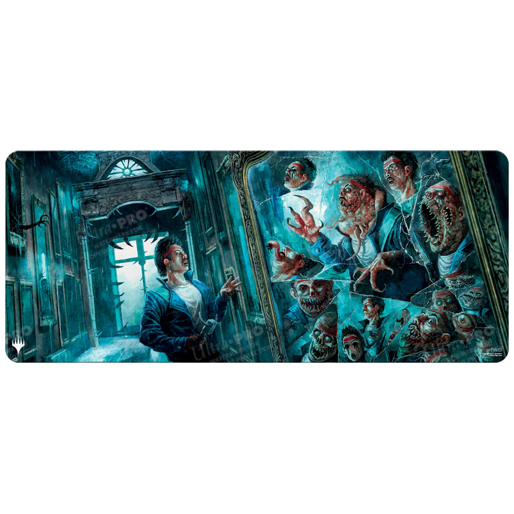 Duskmourn MirrorMirror Room / Fractured Realm 6ft Table Playmat for Magic: The Gathering - Image 2
