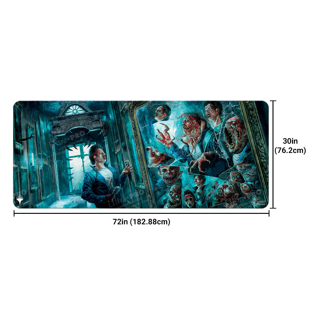 Duskmourn MirrorMirror Room / Fractured Realm 6ft Table Playmat for Magic: The Gathering - Image 3