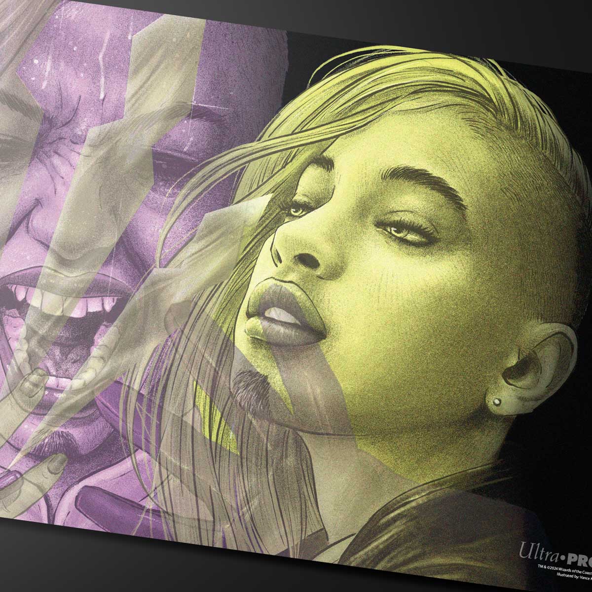 Duskmourn Niko, Light of Hope (Double Exposure Alt) Playmat Standard Gaming for Magic: The Gathering - Image 2