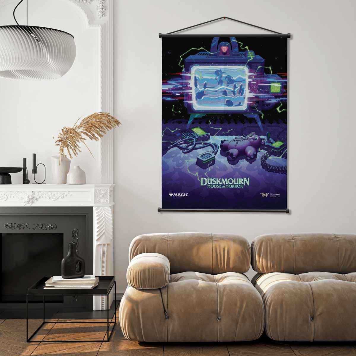 Duskmourn Packaging Prerelease Key Art Wall Scroll for Magic: The Gathering