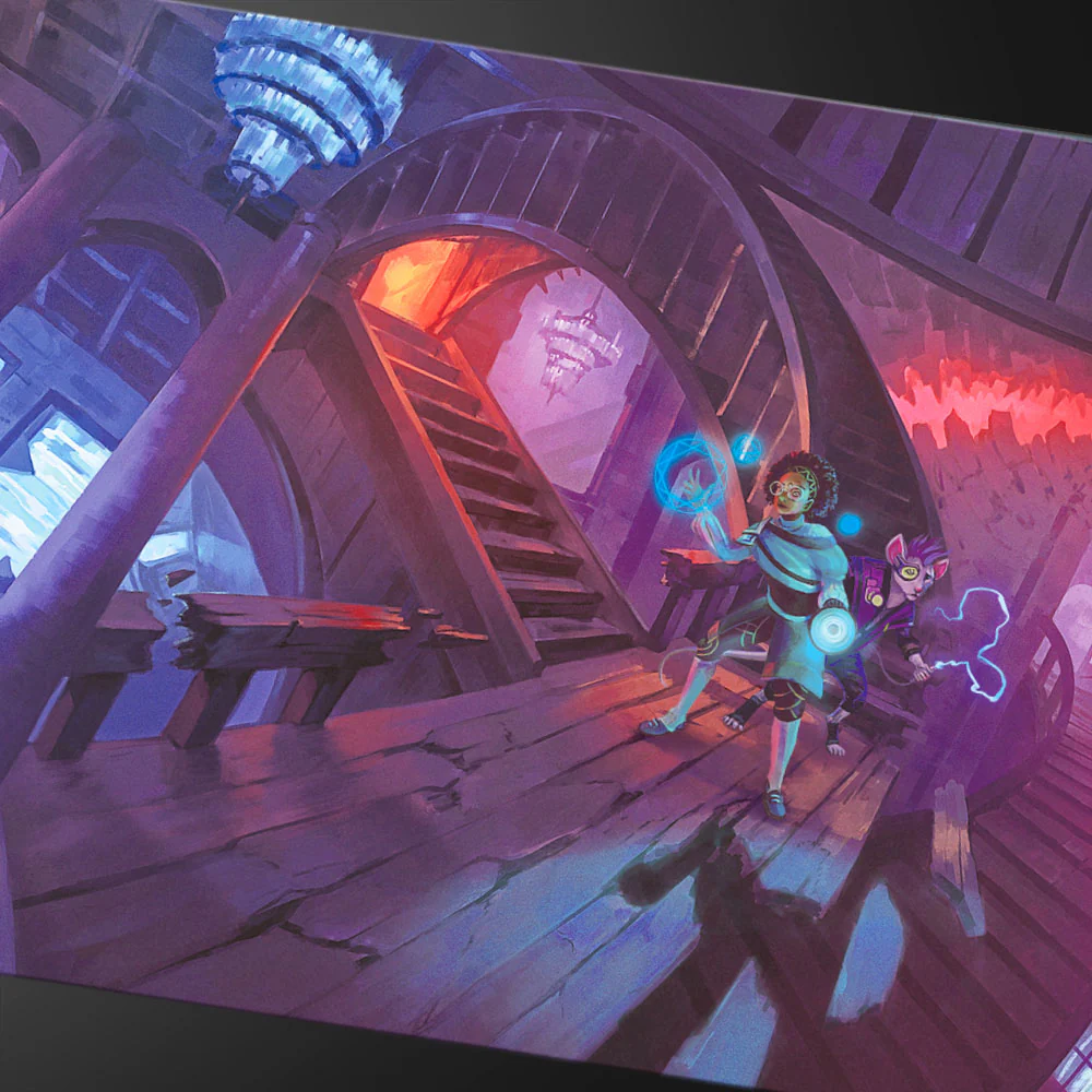 Duskmourn Play Booster Art Panorama 8ft Table Playmat for Magic: The Gathering - Image 2
