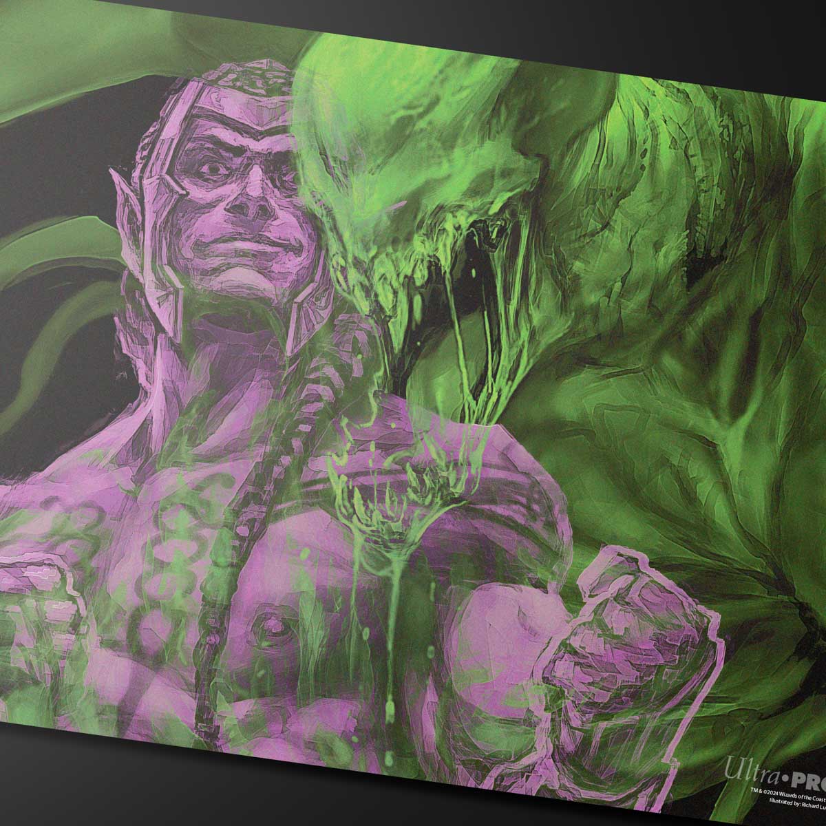Duskmourn Tyvar, the Pummeler (Double Exposure Alt) Standard Gaming Playmat for Magic: The Gathering - Image 2