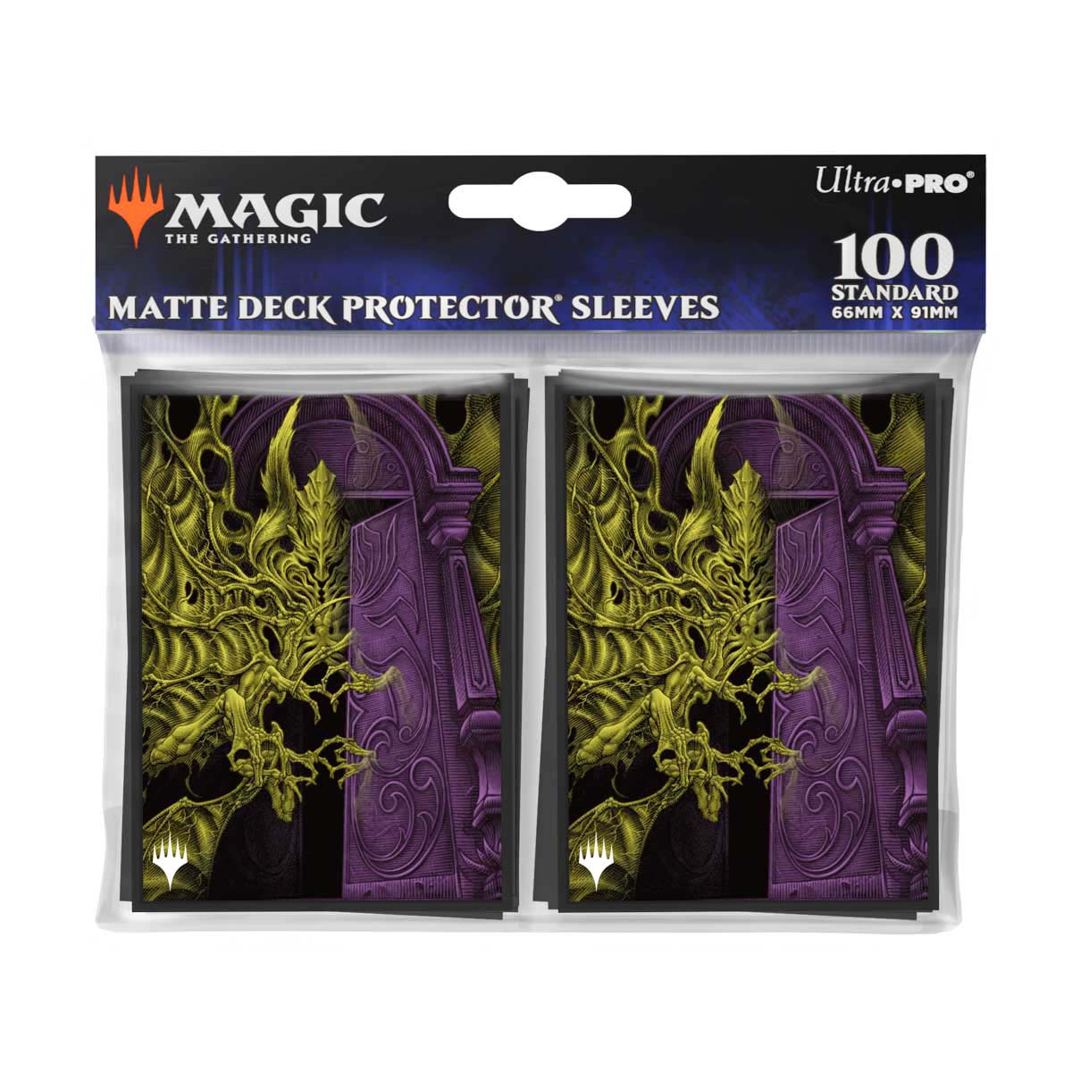 Duskmourn Valgavoth, Terror Eater (Double Exposure Alt) 100ct DECK PROTECTOR® Sleeves for Magic: The Gathering - Image 3