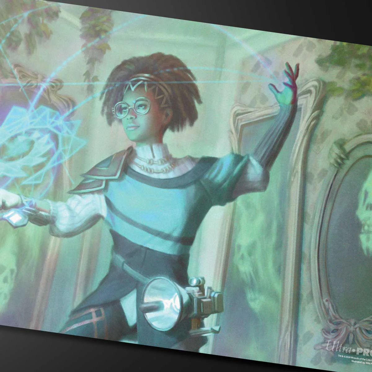 Duskmourn Zimone, Mystery Unraveler (Commander) Standard Gaming Playmat for Magic: The Gathering - Image 2