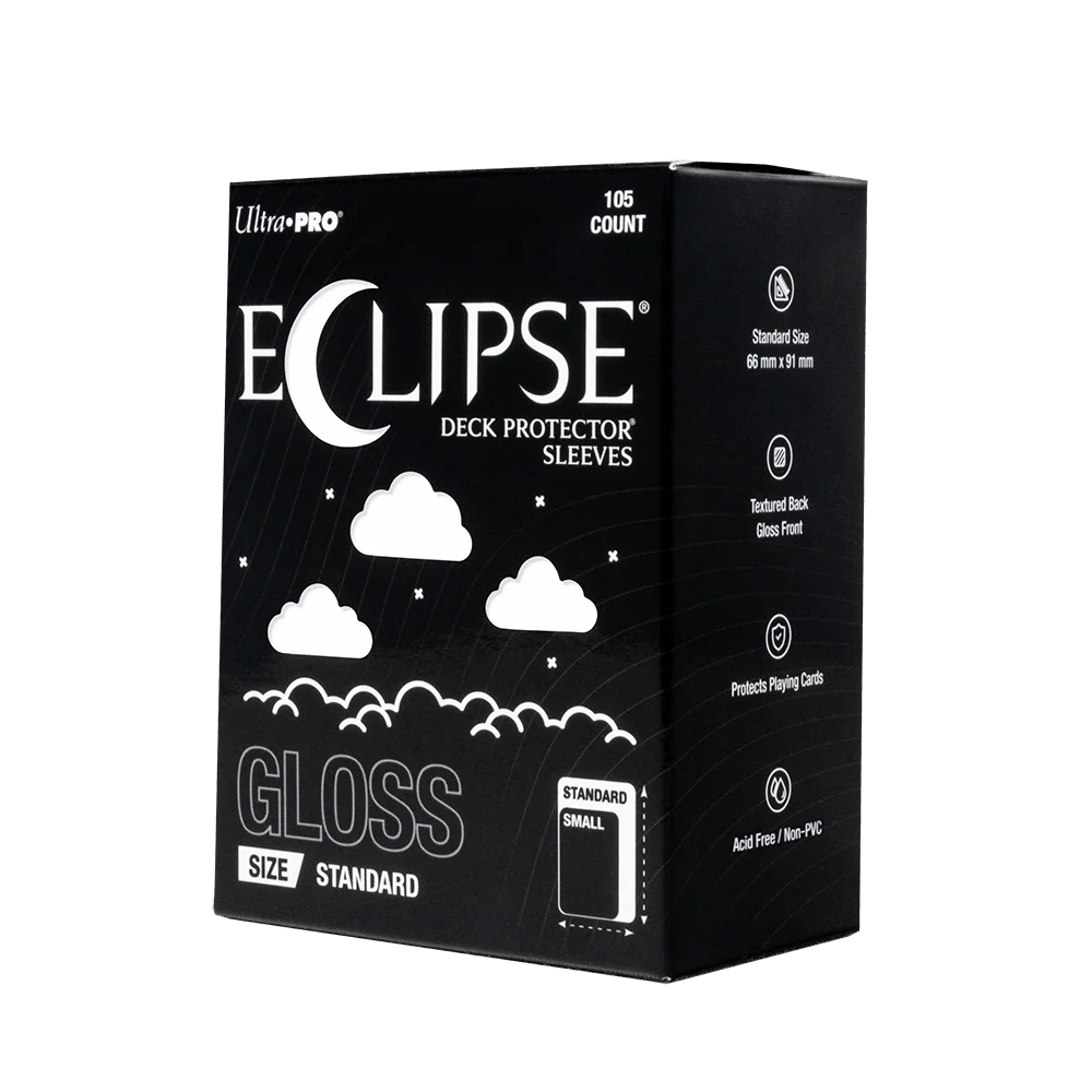 ECLIPSE® Gloss Standard DECK PROTECTOR® Sleeves: Arctic White - 105ct - Image 3