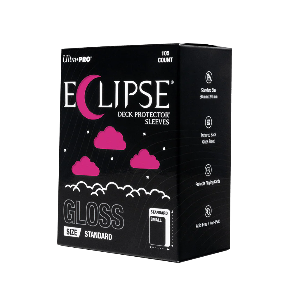 ECLIPSE® Gloss Standard DECK PROTECTOR® Sleeves: Hot Pink - 105ct - Image 3