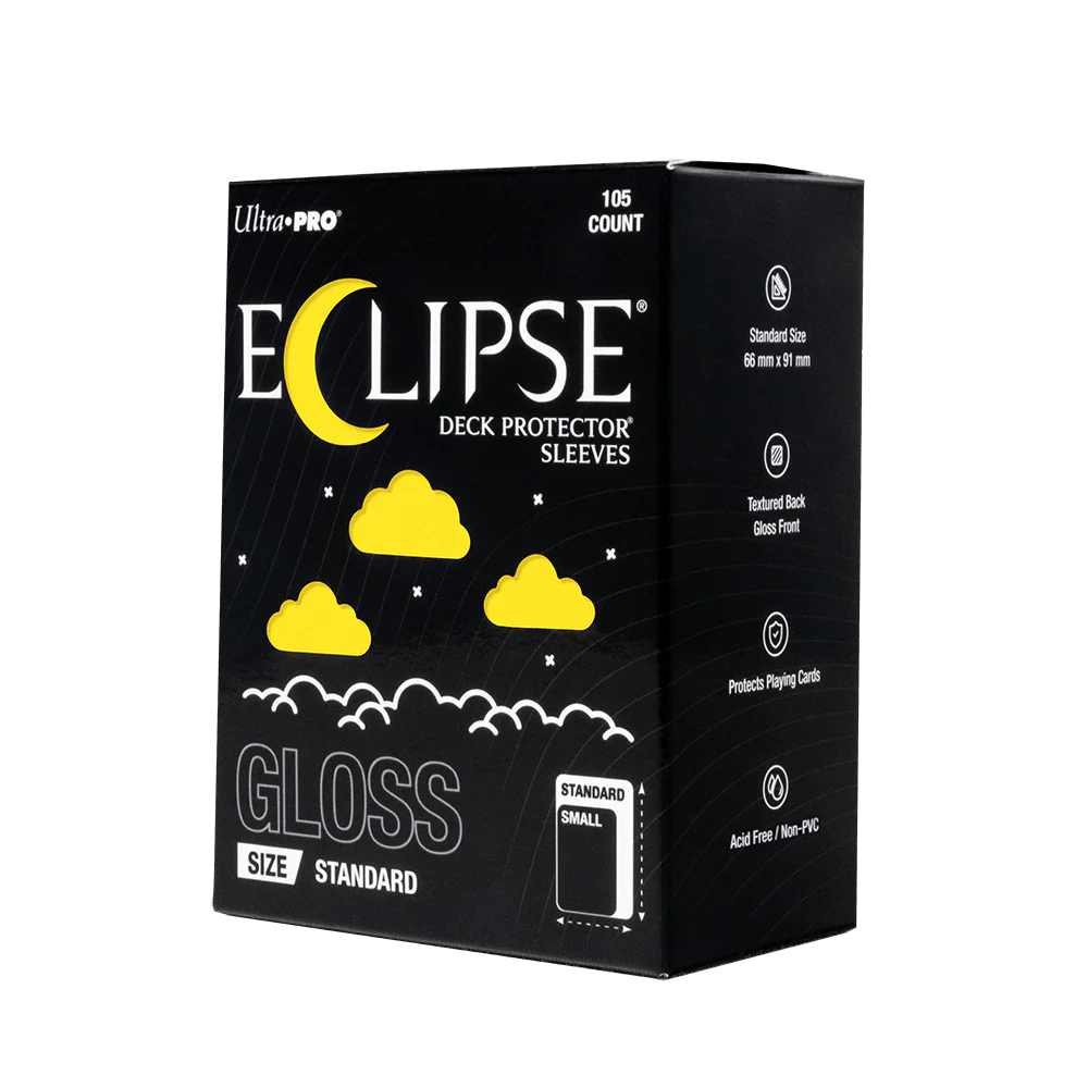 ECLIPSE® Gloss Standard DECK PROTECTOR® Sleeves: Lemon Yellow - 105ct - Image 3