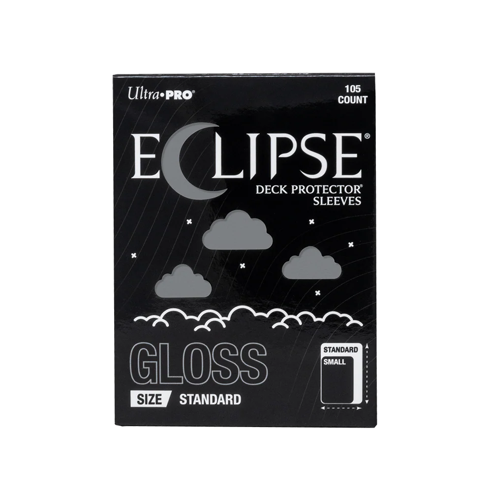 ECLIPSE® Gloss Standard DECK PROTECTOR® Sleeves: Smoke Grey - 105ct