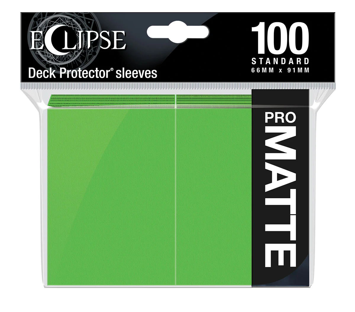 ECLIPSE® Matte Standard DECK PROTECTOR® Sleeves (100ct) - Lime Green