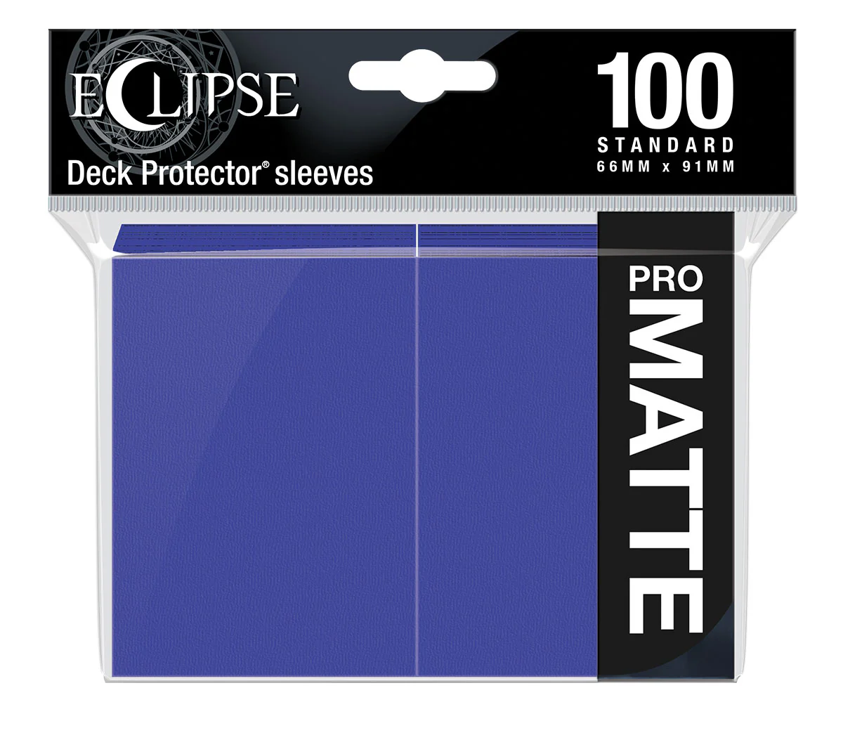 ECLIPSE® Matte Standard DECK PROTECTOR® Sleeves (100ct) - Royal Purple