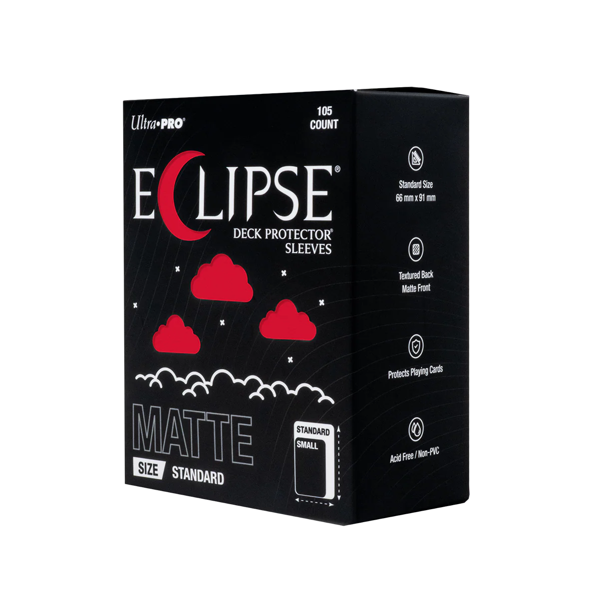 ECLIPSE® Matte Standard DECK PROTECTOR® Sleeves: Apple Red - 105ct - Image 4