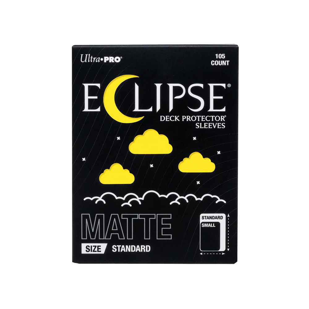 ECLIPSE® Matte Standard DECK PROTECTOR® Sleeves: Lemon Yellow - 105ct