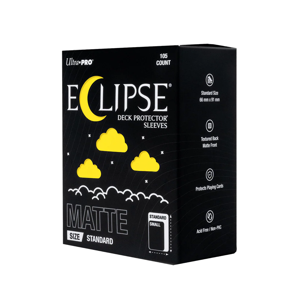ECLIPSE® Matte Standard DECK PROTECTOR® Sleeves: Lemon Yellow - 105ct - Image 3