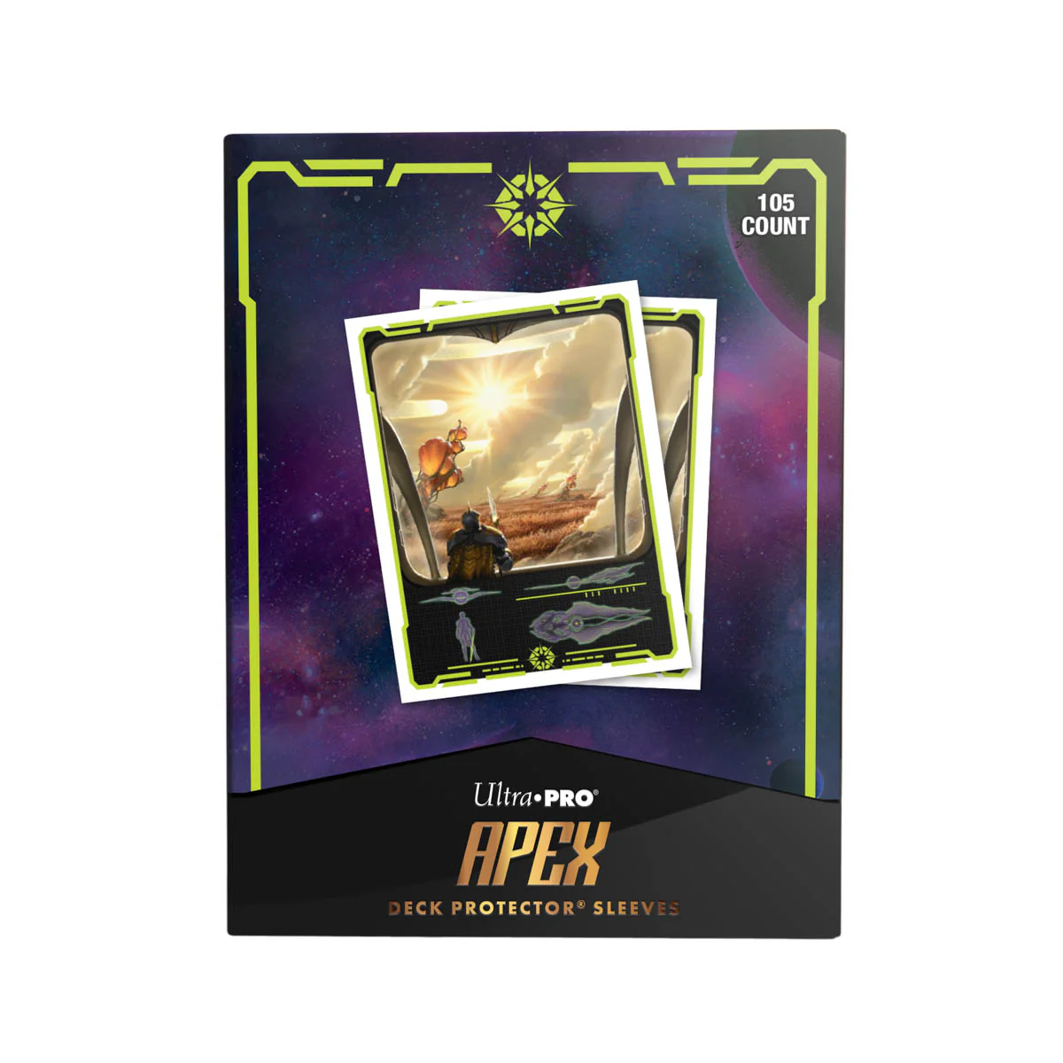 Edge of Eternities Adagia, Windswept Bastion 105ct APEX DECK PROTECTOR® Sleeves for Magic: The Gathering - Image 4