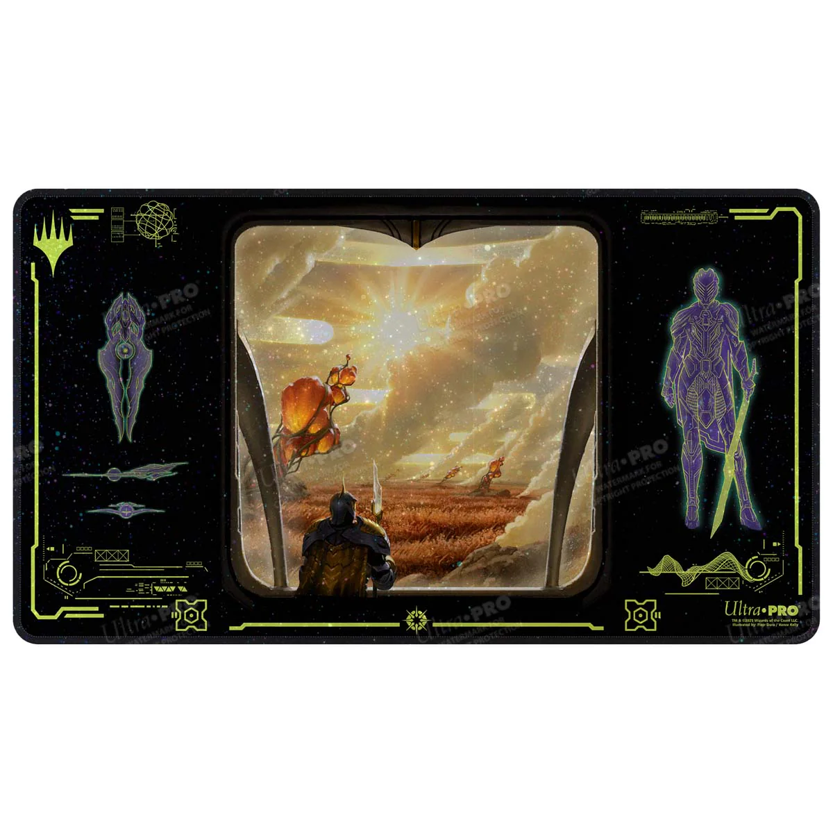 Edge of Eternities Adagia, Windswept Bastion HOLOFOIL® Playmat for Magic: The Gathering