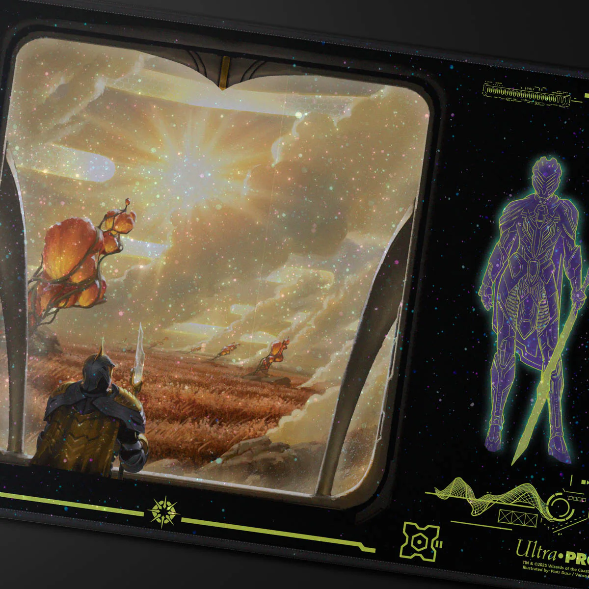 Edge of Eternities Adagia, Windswept Bastion HOLOFOIL® Playmat for Magic: The Gathering - Image 2
