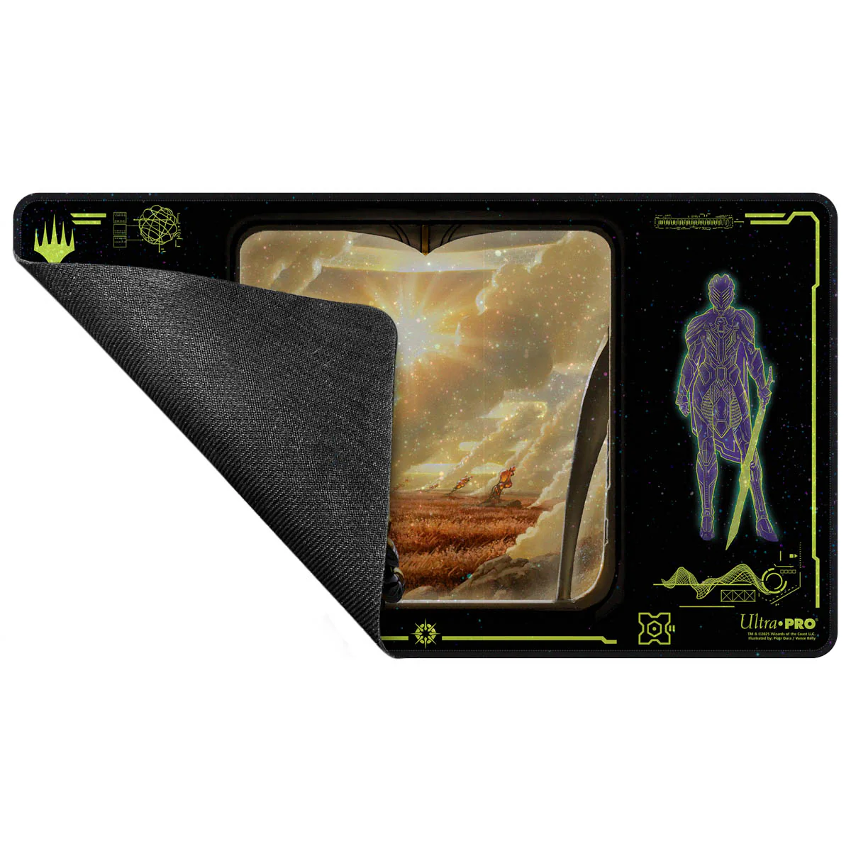 Edge of Eternities Adagia, Windswept Bastion HOLOFOIL® Playmat for Magic: The Gathering - Image 3