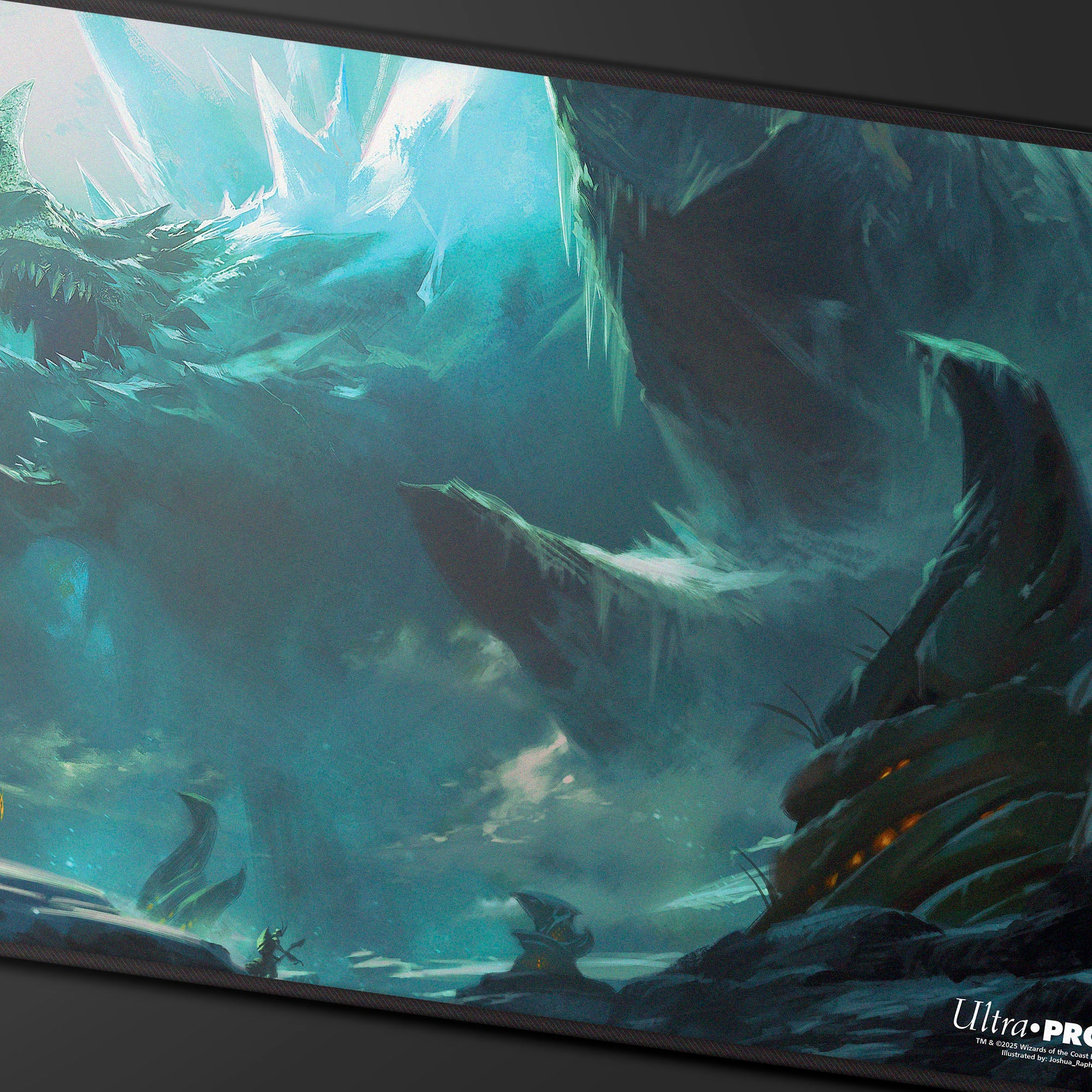 Edge of Eternities - Black Stitched Playmat - Baloth Prime - Joshua Raphael for Magic: The Gathering - Image 2