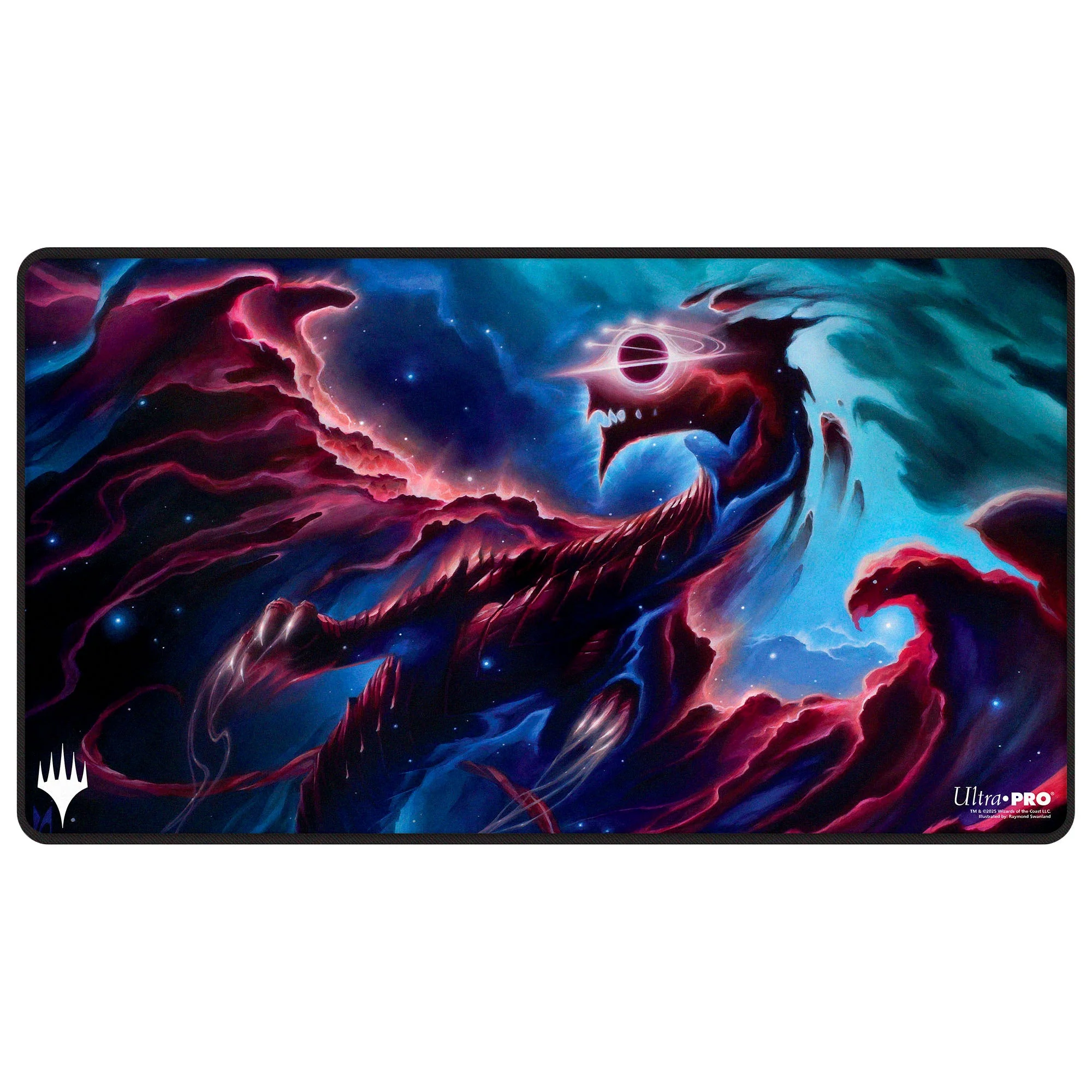 Edge of Eternities - Black Stitched Playmat - Nova Hellkite - Raymond Swanland for Magic: The Gathering