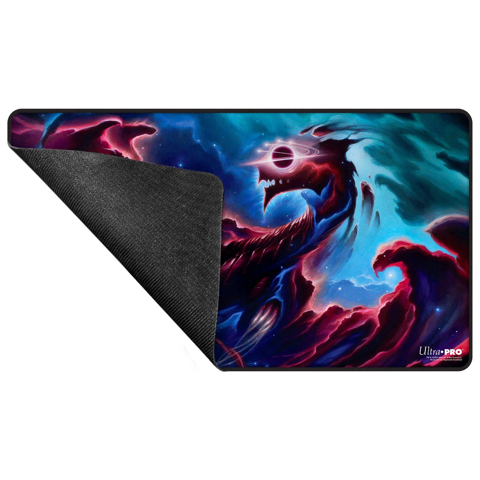 Edge of Eternities - Black Stitched Playmat - Nova Hellkite - Raymond Swanland for Magic: The Gathering - Image 3