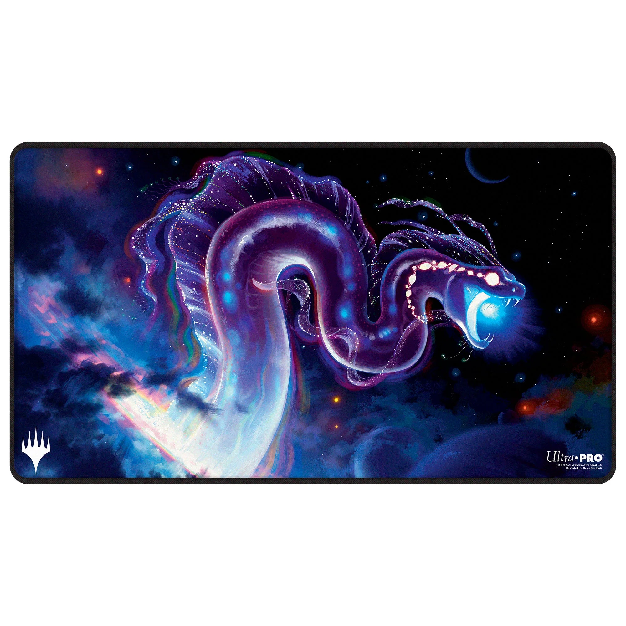 Edge of Eternities - Black Stitched Playmat - Starwinder - Devin Elle Kurtz for Magic: The Gathering