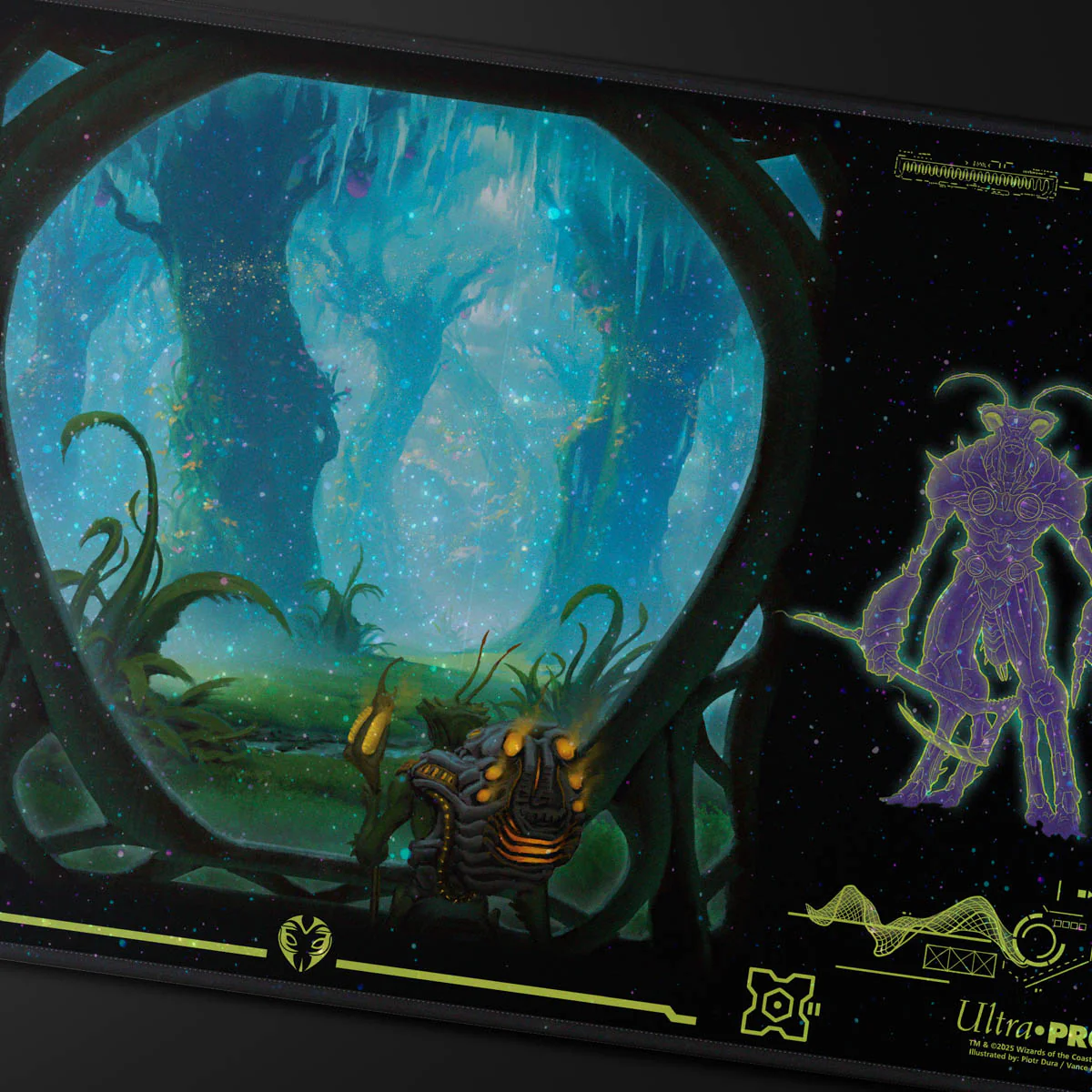 Edge of Eternities Evendo, Waking Haven HOLOFOIL® Playmat for Magic: The Gathering - Image 2