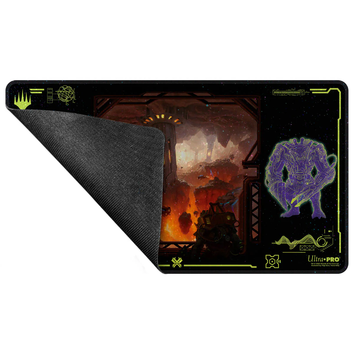 Edge of Eternities Kavaron, Memorial World HOLOFOIL® Playmat for Magic: The Gathering - Image 3