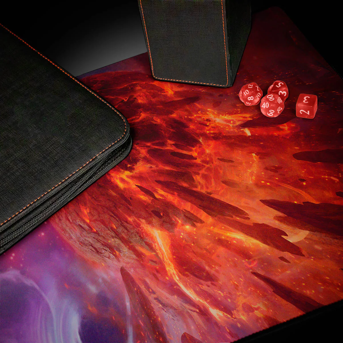 Edge of Eternities Kavaron, Memorial World Playmat Mythic Land Red for Magic: The Gathering - Image 3