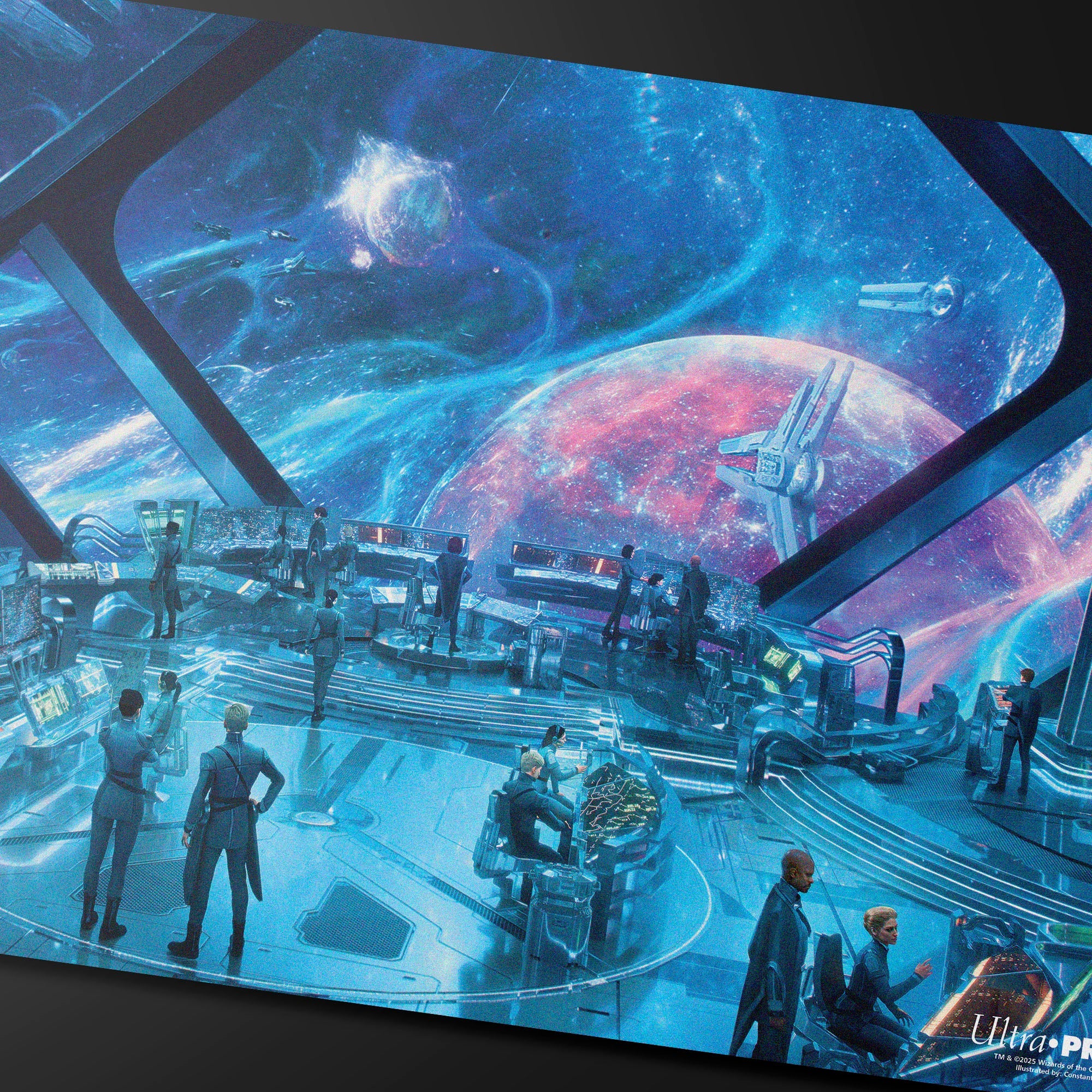 Edge of Eternities - Playmat - Command Bridge - Constantin Marin for Magic: The Gathering - Image 2