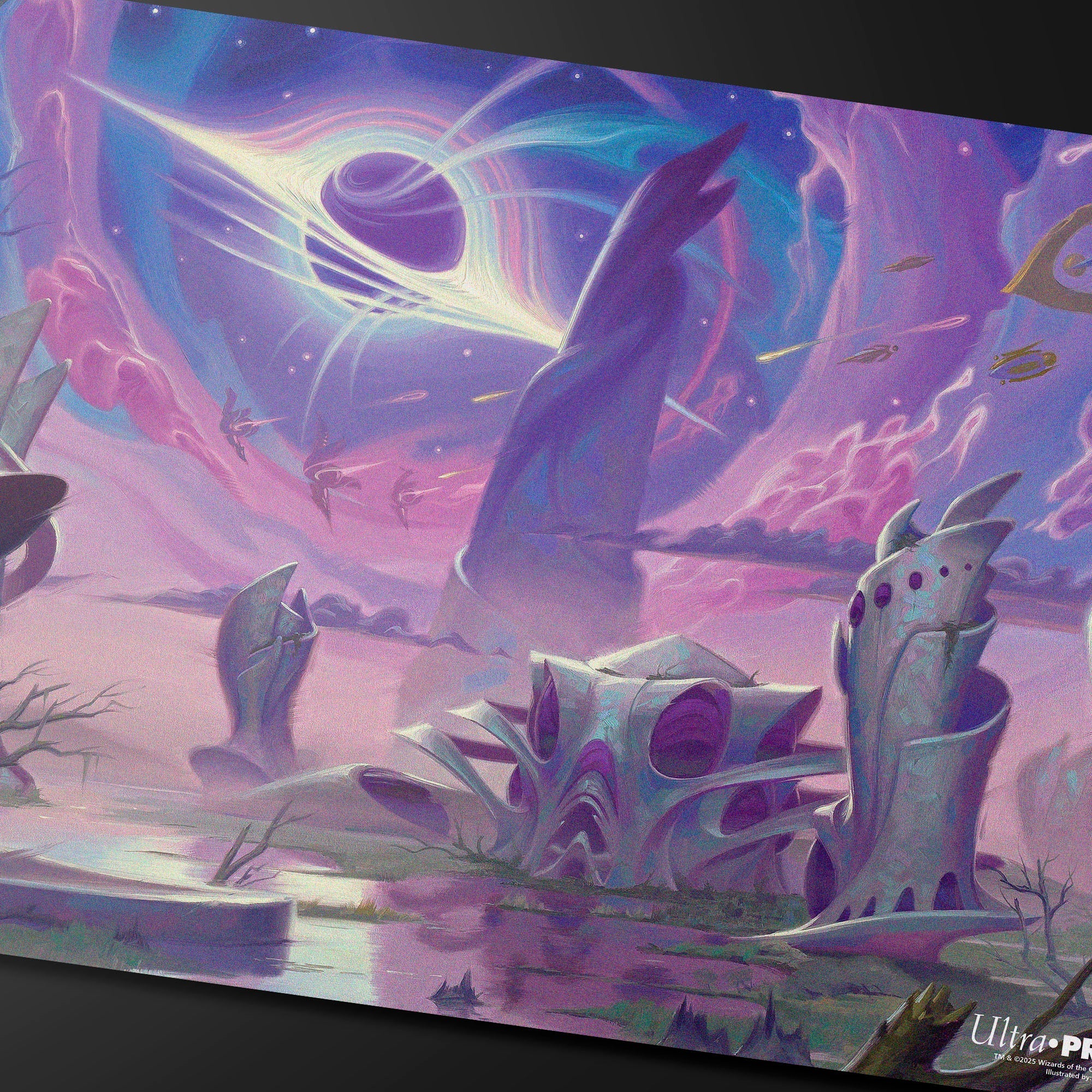 Edge of Eternities - Playmat - Godless Shrine - Rob Rey for Magic: The Gathering - Image 2