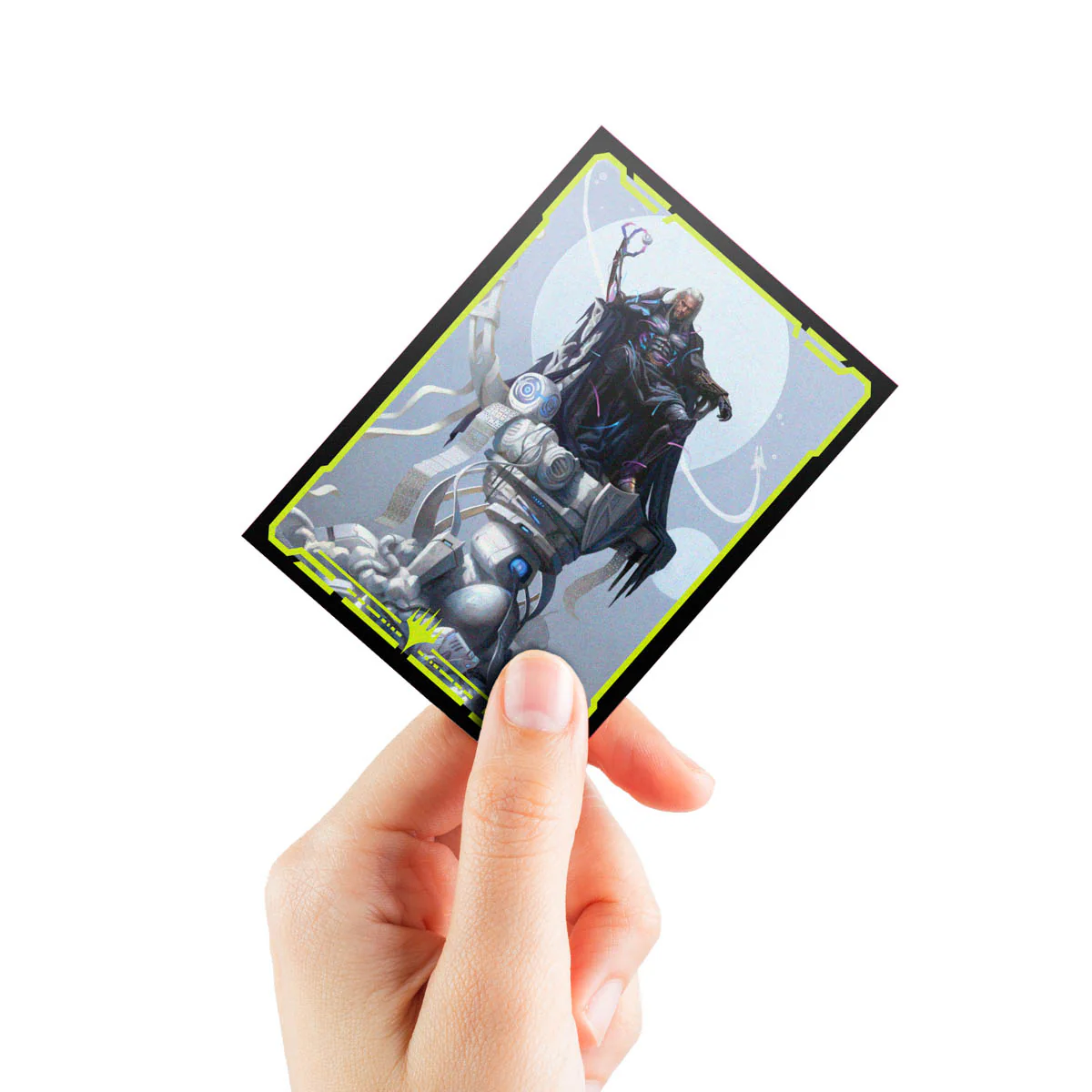 Edge of Eternities Tezzeret, Cruel Captain 100ct DECK PROTECTOR® Sleeves in Clear Box for Magic: The Gathering - Image 2