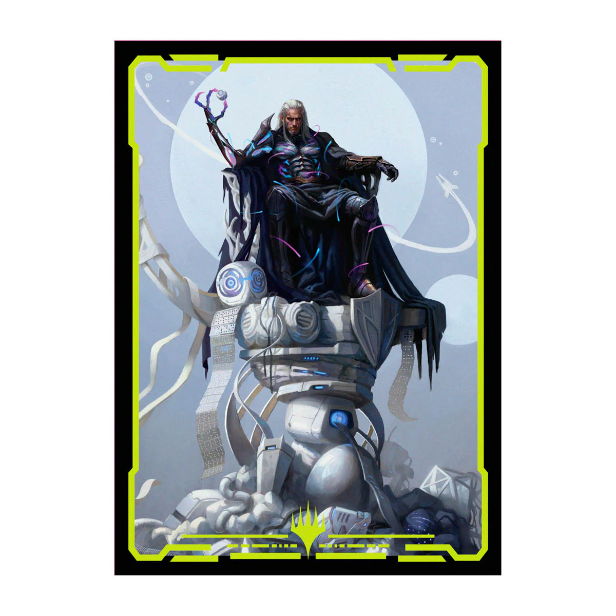 Edge of Eternities Tezzeret, Cruel Captain 100ct DECK PROTECTOR® Sleeves in Clear Box for Magic: The Gathering - Image 4