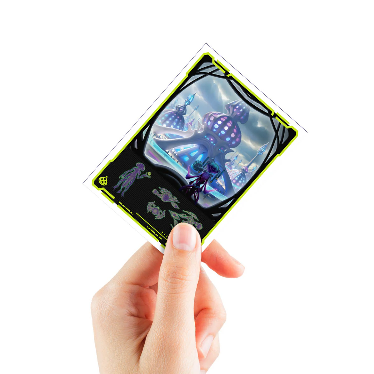 Edge of Eternities Uthros, Titanic Godcore 105ct APEX DECK PROTECTOR® Sleeves for Magic: The Gathering - Image 2