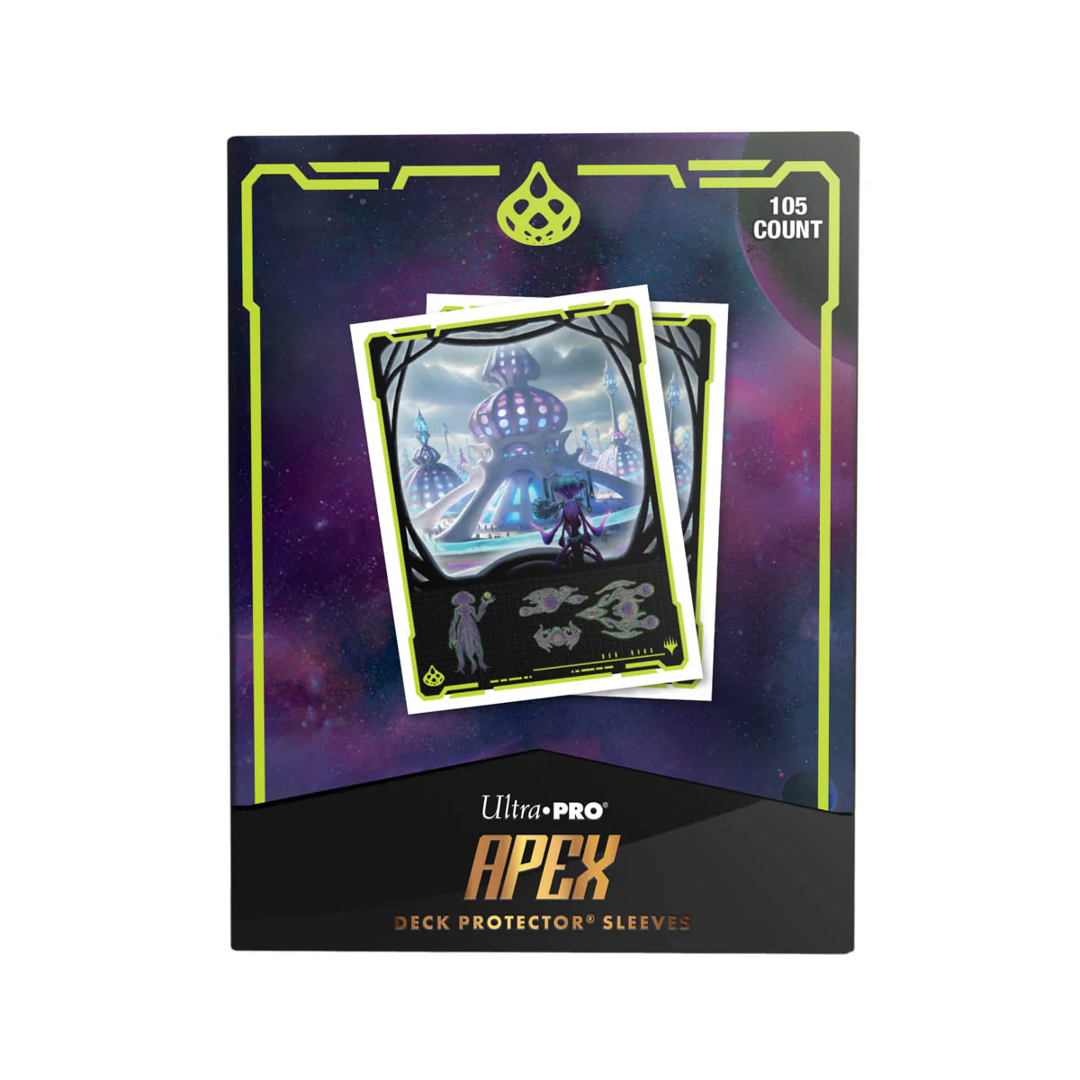 Edge of Eternities Uthros, Titanic Godcore 105ct APEX DECK PROTECTOR® Sleeves for Magic: The Gathering - Image 4