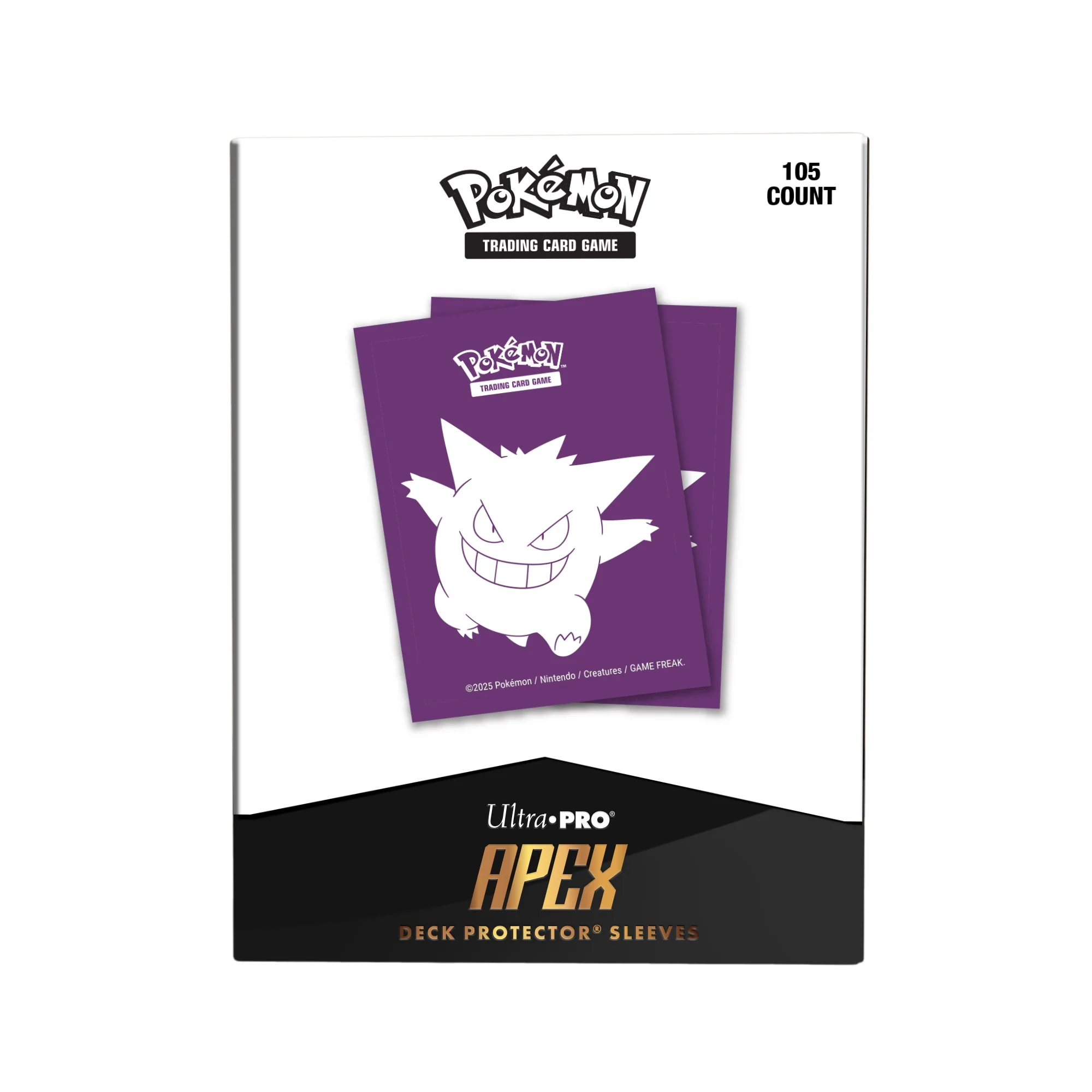 Elite Gengar 105ct APEX DECK PROTECTOR® Sleeves for Pokémon - Image 4