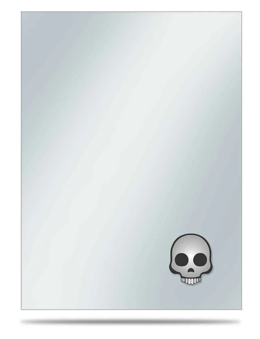 Emoji: Skull Standard DECK PROTECTOR® Sleeve Covers (50ct)