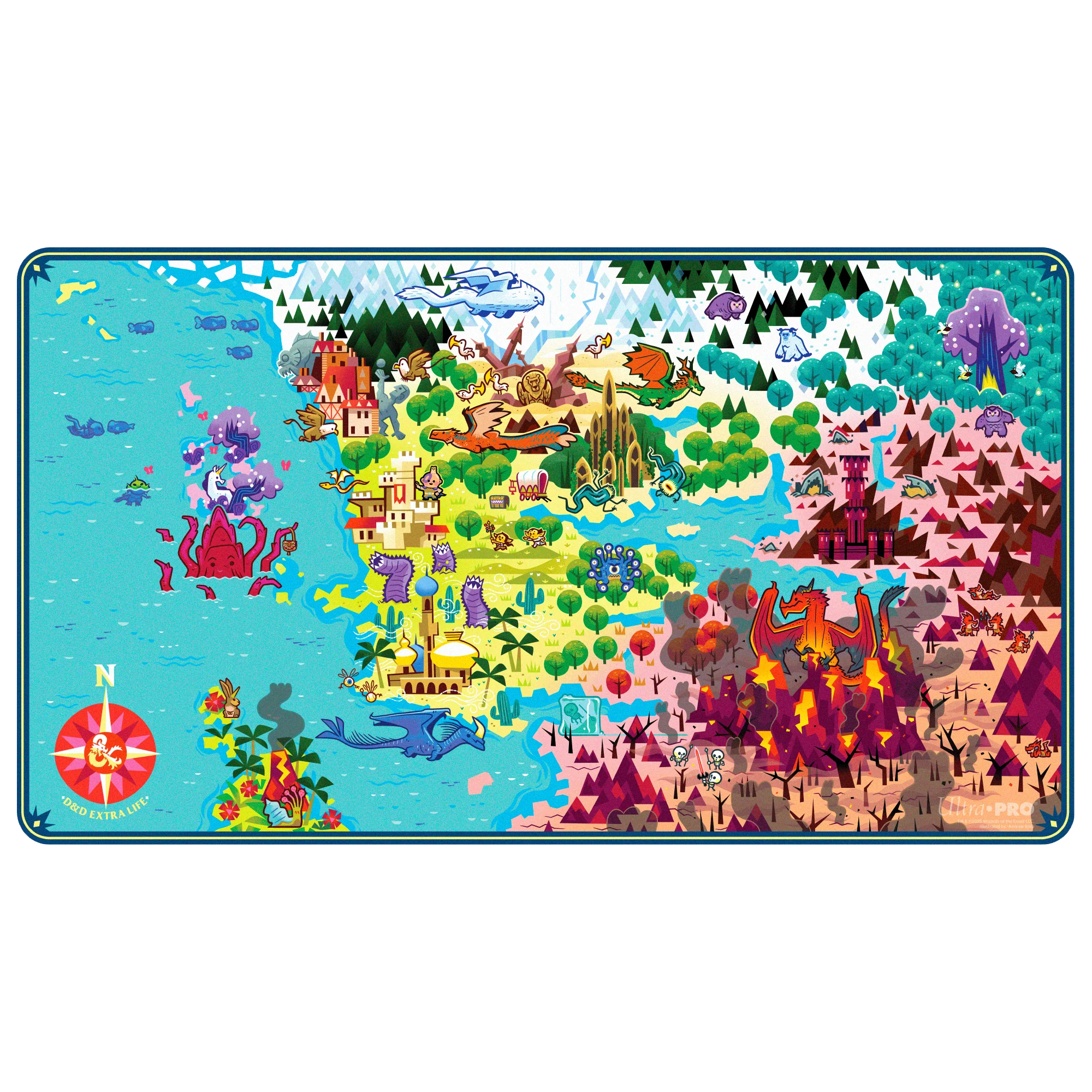 Extra Life 2025 Playmat for Dungeons & Dragons