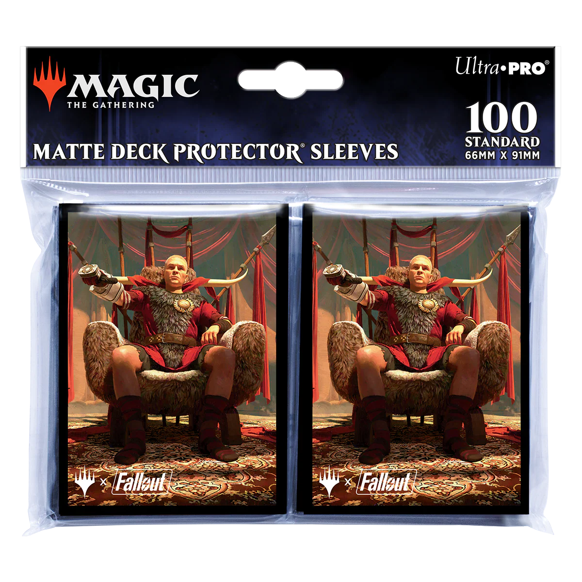 Fallout® Caesar, Legion’s Emperor DECK PROTECTOR® Sleeves (100ct) for Magic: The Gathering - Image 2