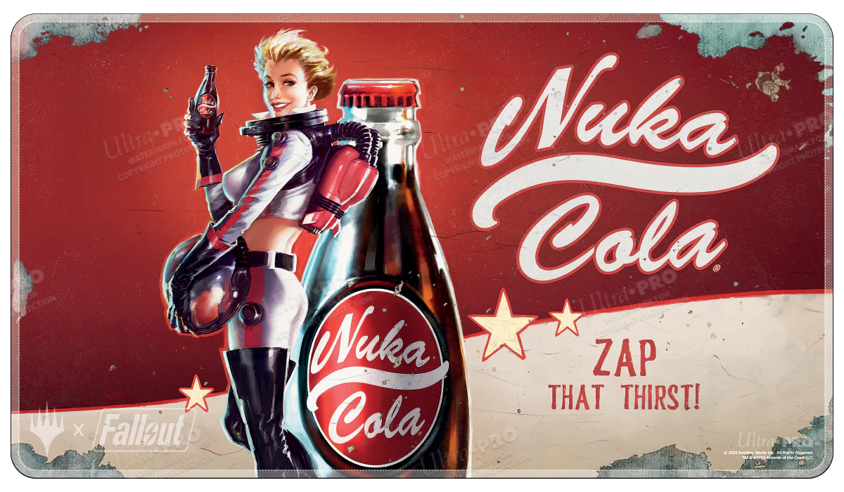 Fallout® Nuka-Cola Pinup HOLOFOIL® Standard Gaming Playmat for Magic: The Gathering
