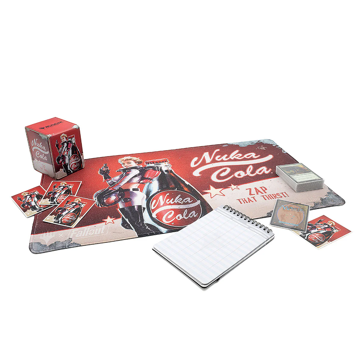 Fallout® Nuka-Cola Pinup HOLOFOIL® Standard Gaming Playmat for Magic: The Gathering - Image 4