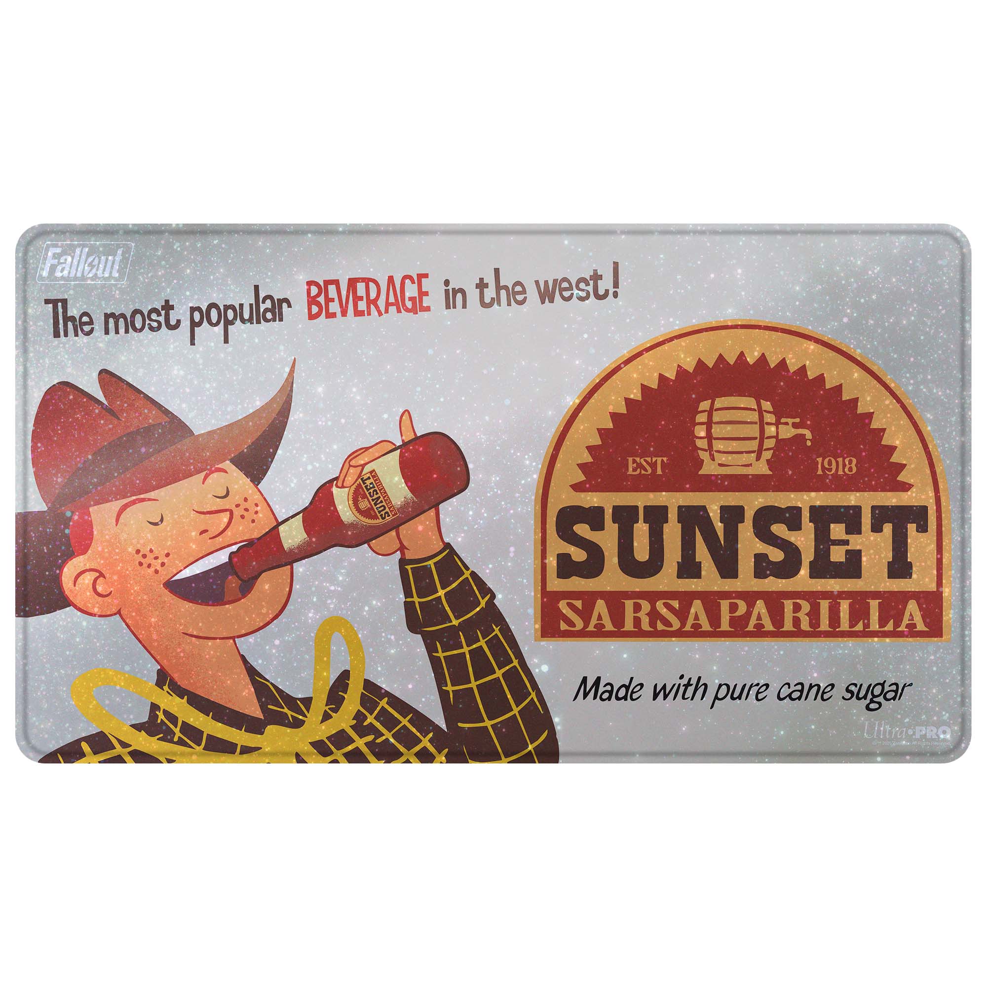 Fallout - Sunset Sarsaparilla HOLOFOIL® Playmat for Tabletop Gaming