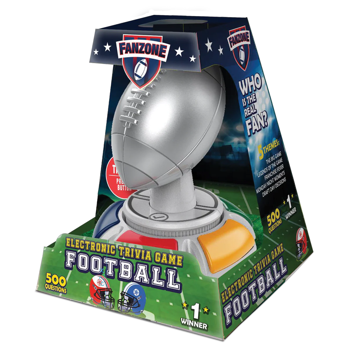 Fanzone Football Trivia Electronic Game – NFL Quiz for Fans & Game Night