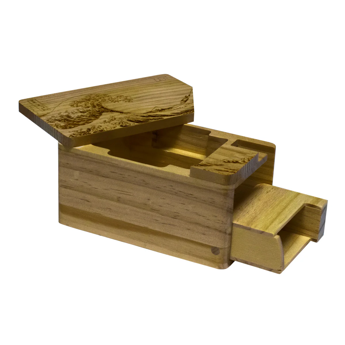 Fine Art Hako Wooden DECK BOX® by Hokusai - Image 8