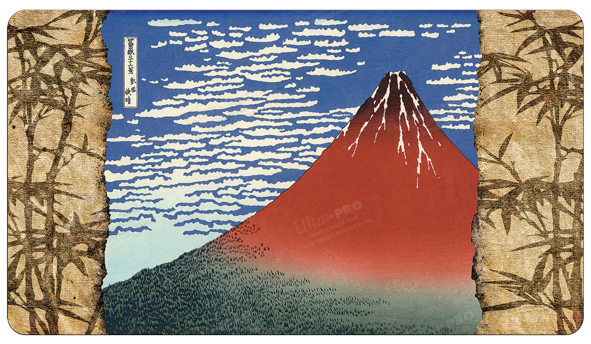 Fine Art Red Fuji Standard Gaming Playmat Mousepad by Hokusai