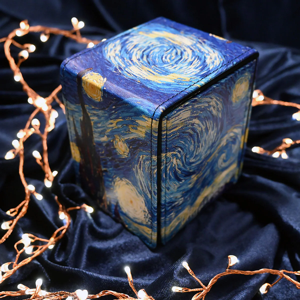 Fine Art Starry Night ALCOVE® Flip DECK BOX® by Vincent Van Gogh - Image 5